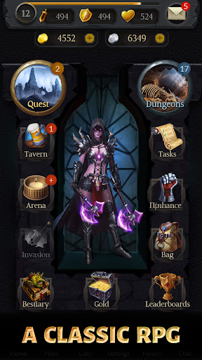 Age of Revenge: Turn Based RPG - Tangkapan Layar 1