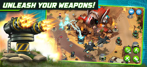 Alien Creeps - Tower Defense - Tangkapan Layar 1