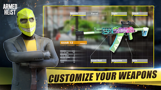 Armed Heist: Shooting gun game - Tangkapan Layar 3