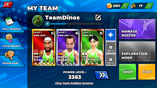 Basketball Slam MyTEAM - Tangkapan Layar 2