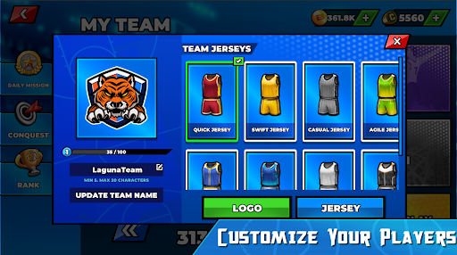 Basketball Slam MyTEAM - Tangkapan Layar 5
