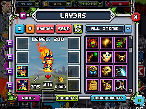 Bit Heroes Quest: Pixel RPG - Tangkapan Layar 8