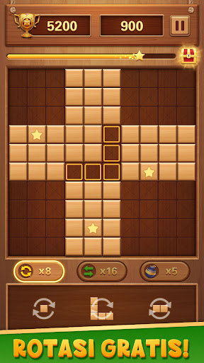 Block Puzzle Wood Blast - Tangkapan Layar 2