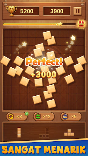 Block Puzzle Wood Blast - Tangkapan Layar 4