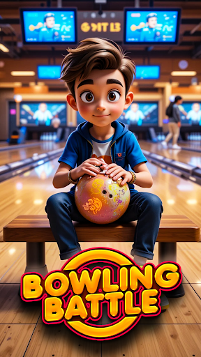 Bowling Battle 3D: Multiplayer - Tangkapan Layar 1