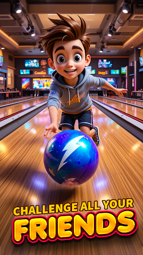 Bowling Battle 3D: Multiplayer - Tangkapan Layar 2