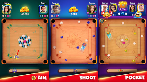 Carrom King™ - Tangkapan Layar 1