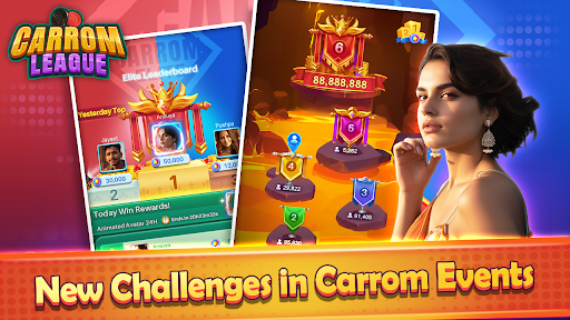 Carrom League: Friends Online - Tangkapan Layar 2