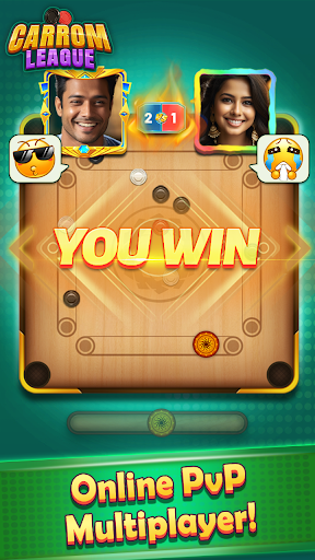 Carrom League: Friends Online - Tangkapan Layar 6