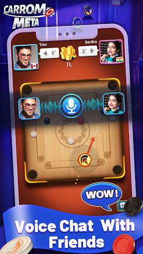Carrom Meta-Board Disc Game - Tangkapan Layar 3