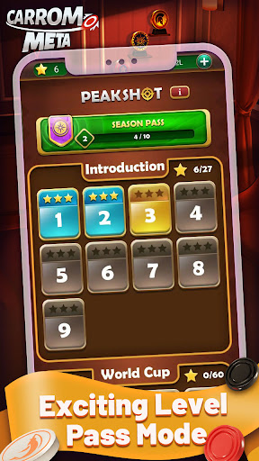 Carrom Meta-Board Disc Game - Tangkapan Layar 5