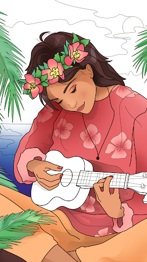 Classic Adult Coloring Book - Tangkapan Layar 6