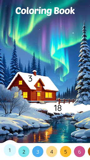 Color Aura: Paint by number - Tangkapan Layar 4