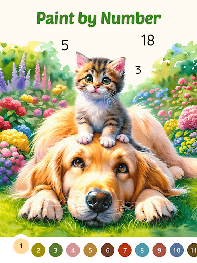 Color Aura: Paint by number - Tangkapan Layar 8