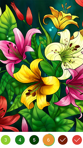 Coloring Book: Color by Number - Tangkapan Layar 1