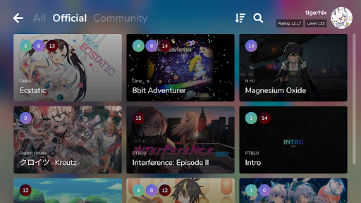 Cytoid: Community Rhythm Game - Tangkapan Layar 5