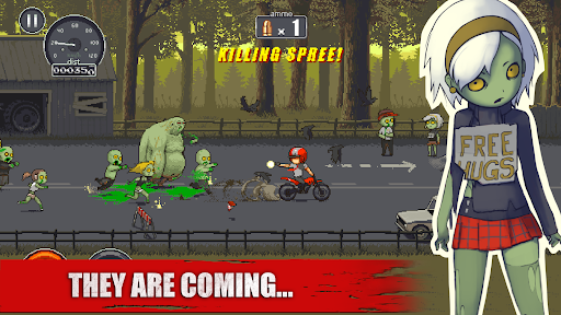Dead Ahead: Zombie bike racing - Tangkapan Layar 1