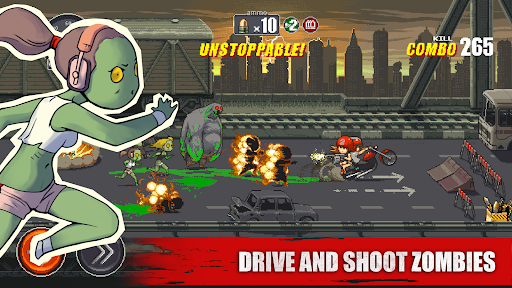 Dead Ahead: Zombie bike racing - Tangkapan Layar 2