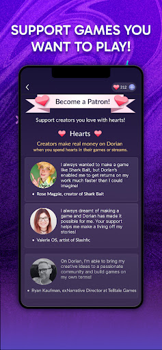 Dorian: Romantasy Games Hub - Tangkapan Layar 8