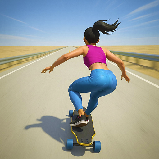 Downhill Race: Permainan Skate