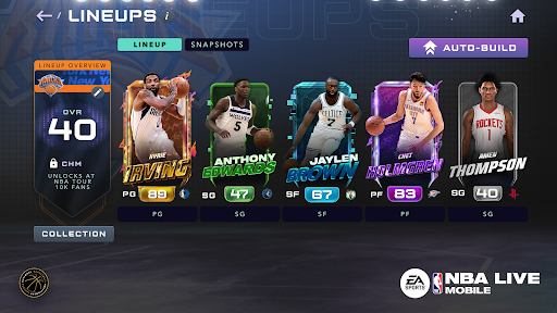 EA SPORTS™ NBA LIVE Mobile 10.01.02 - Tangkapan Layar 2