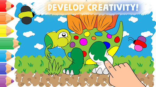 Easy coloring pages for kids - Tangkapan Layar 1