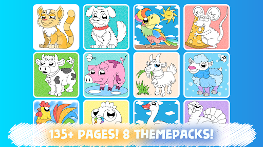 Easy coloring pages for kids - Tangkapan Layar 2