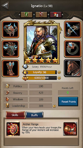 Empire War: Age of hero - Tangkapan Layar 6