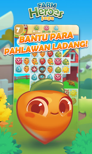 Farm Heroes Saga - Tangkapan Layar 1