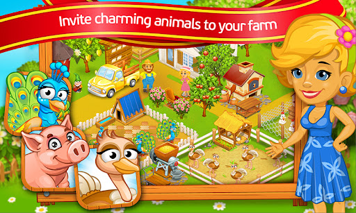 Farm Town: Cartoon Story - Tangkapan Layar 1