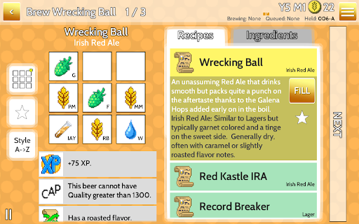 Fiz : Brewery Management Game - Tangkapan Layar 2