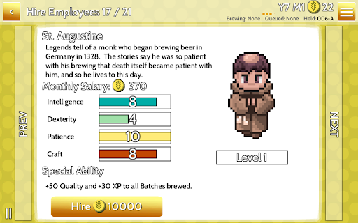 Fiz : Brewery Management Game - Tangkapan Layar 3