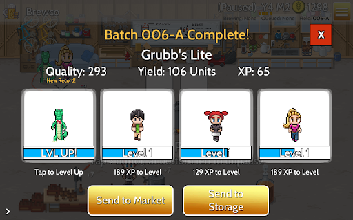 Fiz : Brewery Management Game - Tangkapan Layar 5