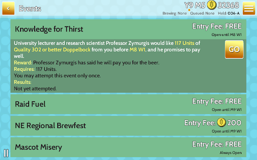 Fiz : Brewery Management Game - Tangkapan Layar 7