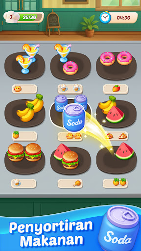 Food Sort: Puzzle Game - Tangkapan Layar 7