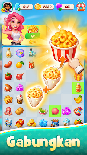 Foodstars: Merge & Masak - Tangkapan Layar 2