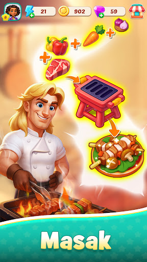 Foodstars: Merge & Masak - Tangkapan Layar 3