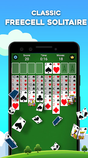 FreeCell Solitaire: Card Games - Tangkapan Layar 1