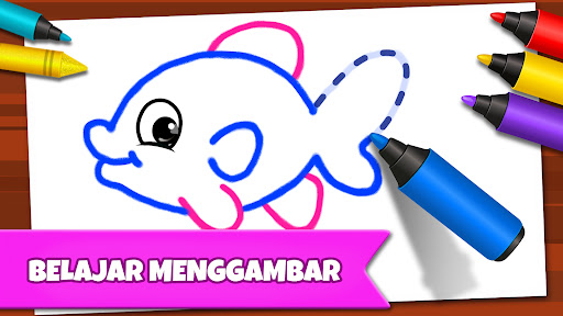 Game menggambar dan mewarnai - Tangkapan Layar 4