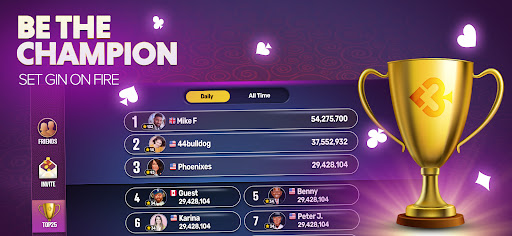 Gin Rummy Extra - Online Rummy - Tangkapan Layar 5