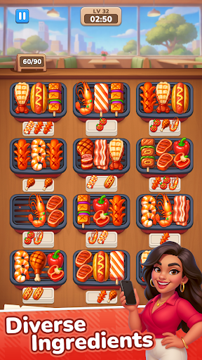 Grill Master: Sortir Makanan - Tangkapan Layar 2