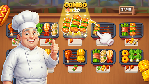 Grill Master: Sortir Makanan - Tangkapan Layar 7