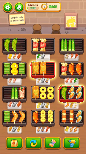 Grill Sort - Food Sort Games - Tangkapan Layar 4