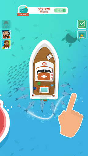 Hooked Inc: Fishing Games - Tangkapan Layar 8
