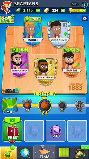 Idle Five Basketball Tycoon - Tangkapan Layar 3