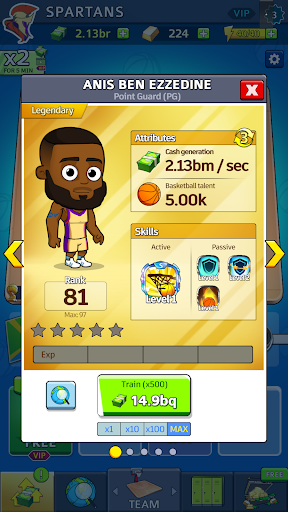 Idle Five Basketball Tycoon - Tangkapan Layar 6