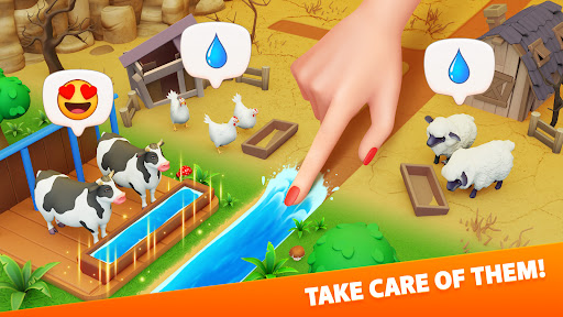 Klondike Adventures: Farm Game - Tangkapan Layar 4