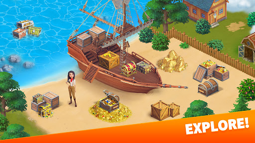 Klondike Adventures: Farm Game - Tangkapan Layar 7