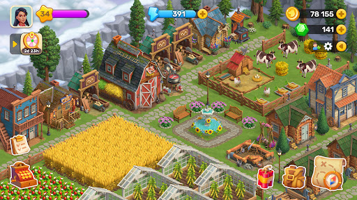 Klondike Adventures: Farm Game - Tangkapan Layar 8
