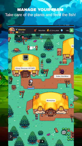 Mana Storia - Pixel MMORPG - Tangkapan Layar 1